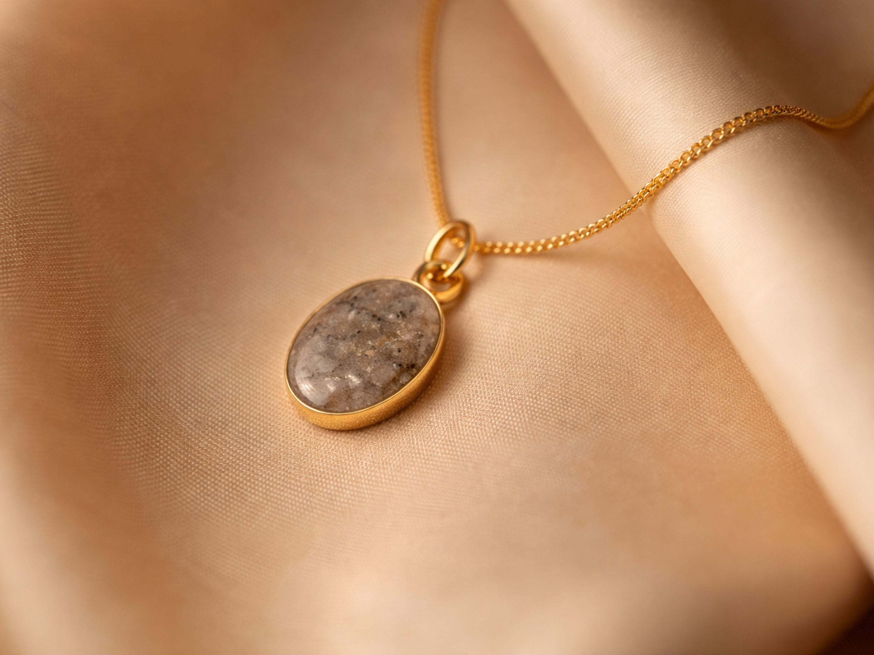 Oval Memorial Necklace