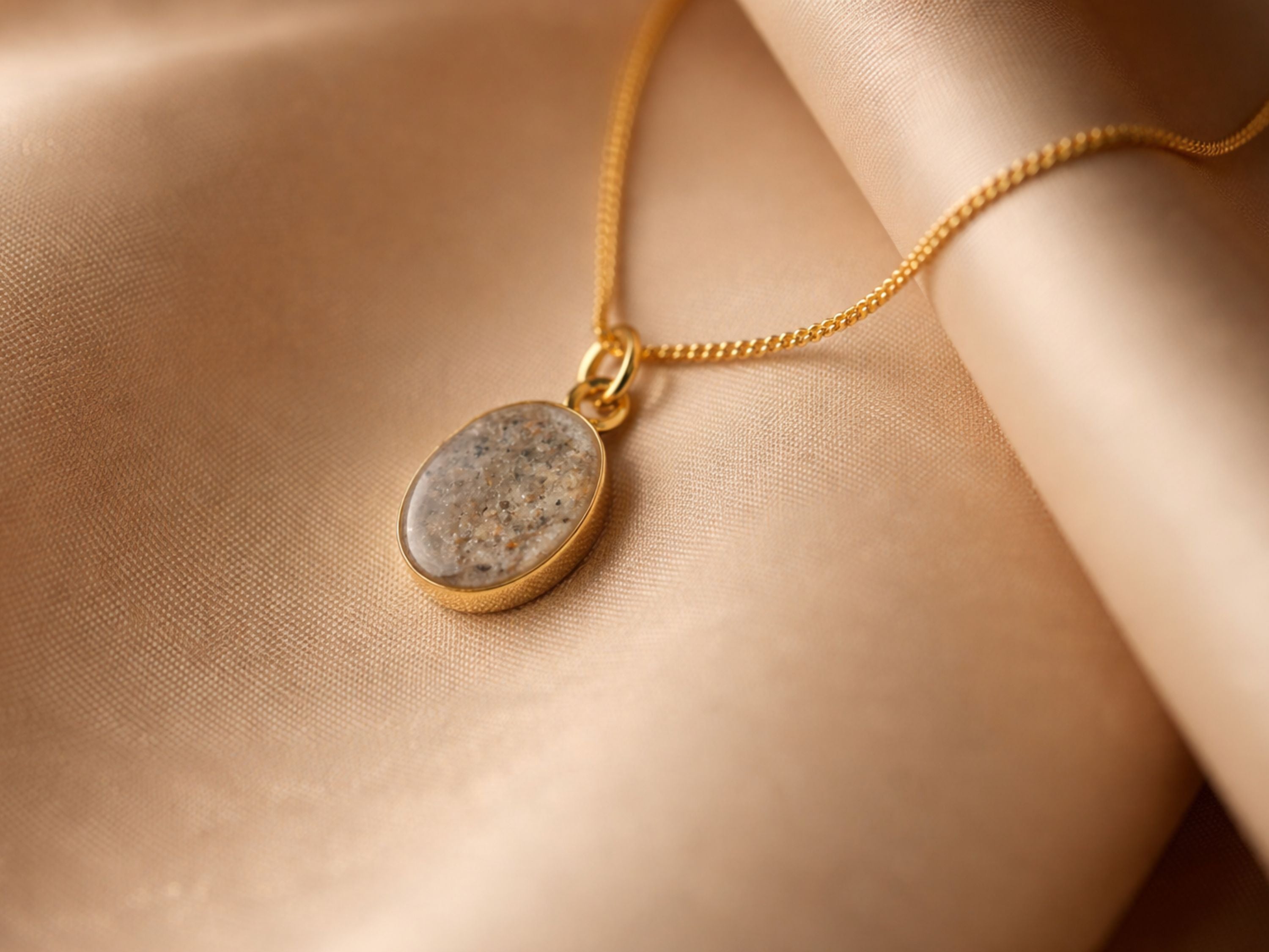 Oval Memorial Necklace