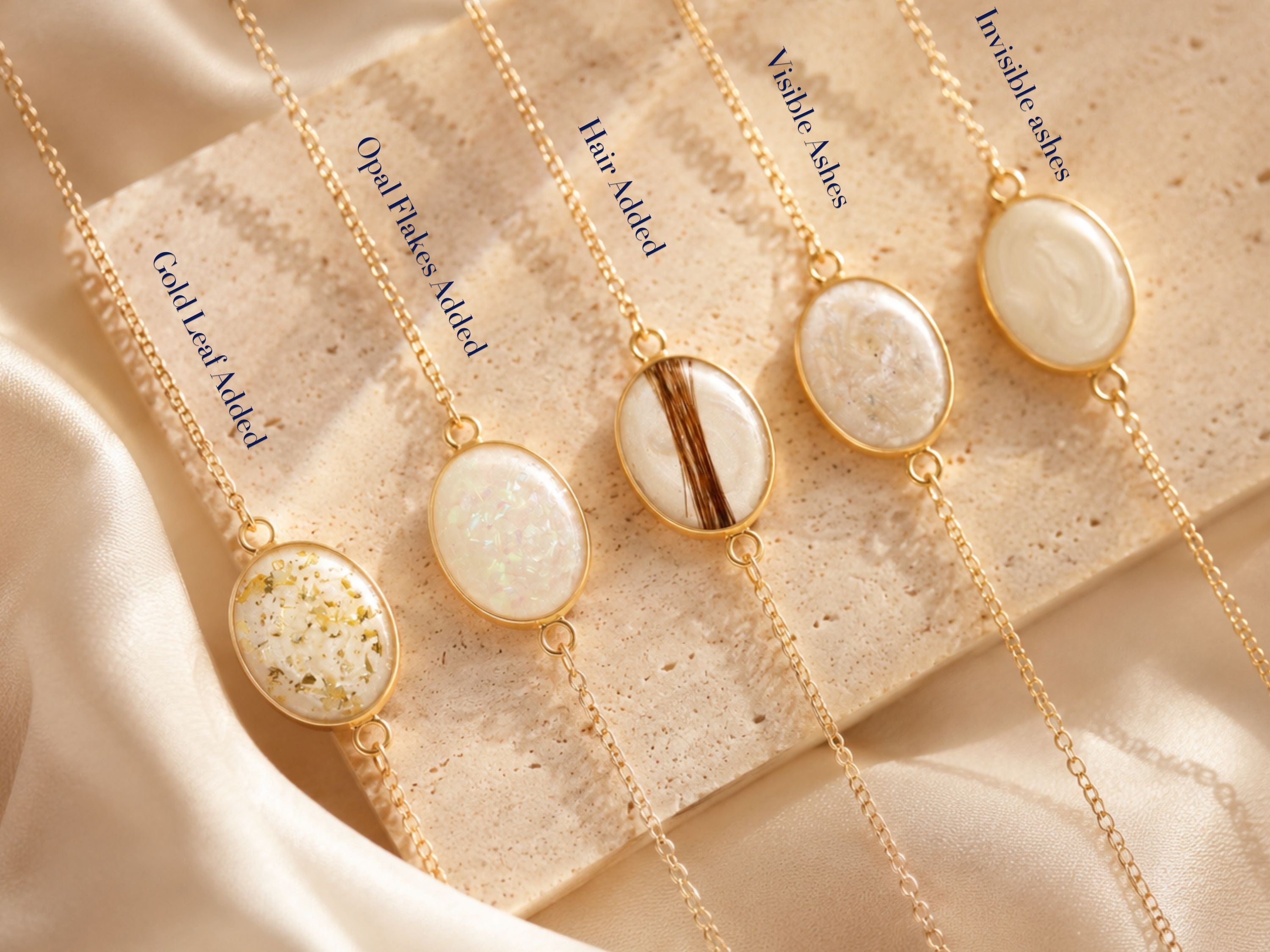 Oval Ashes Bracelet