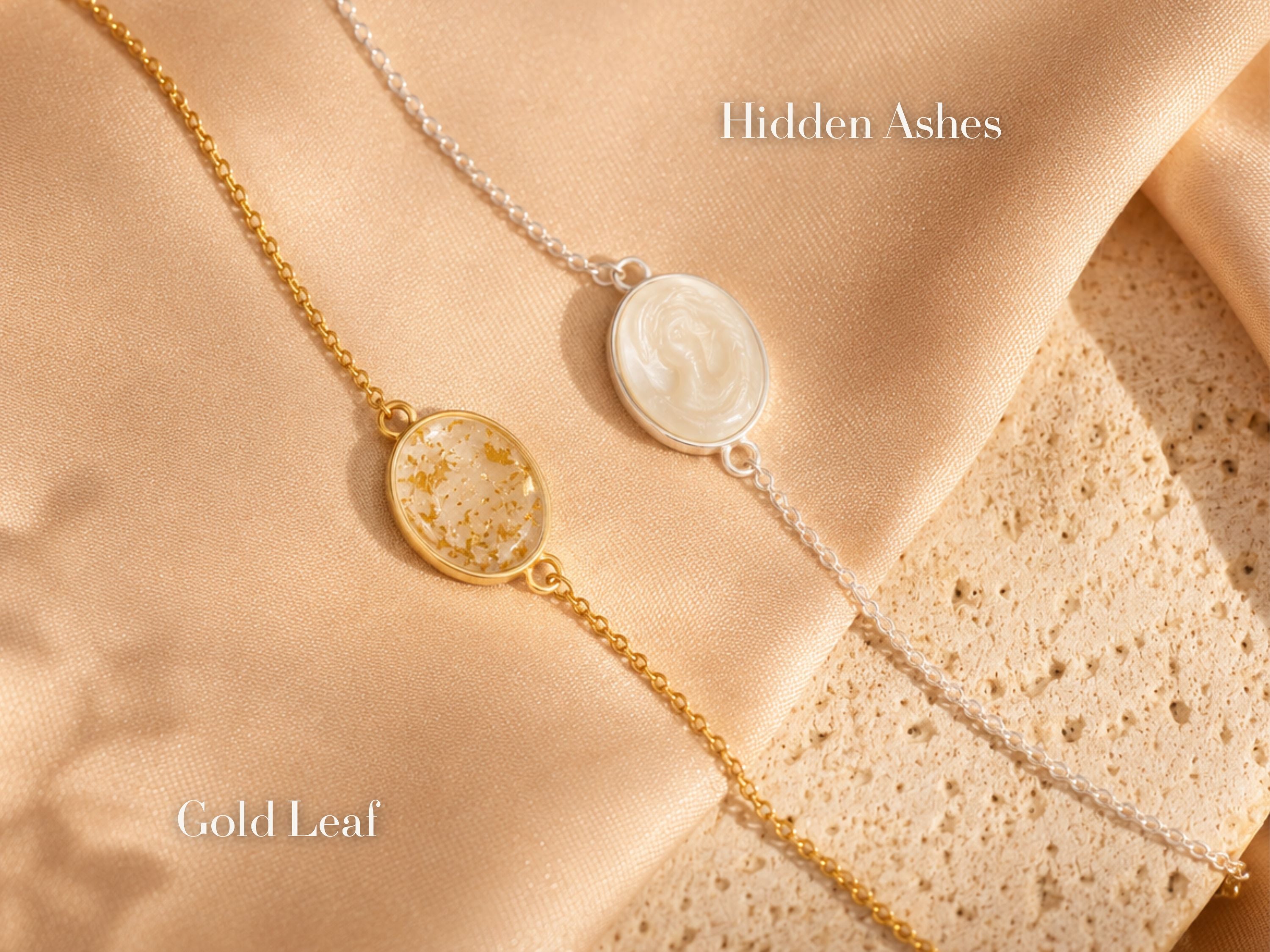 Oval Ashes Bracelet
