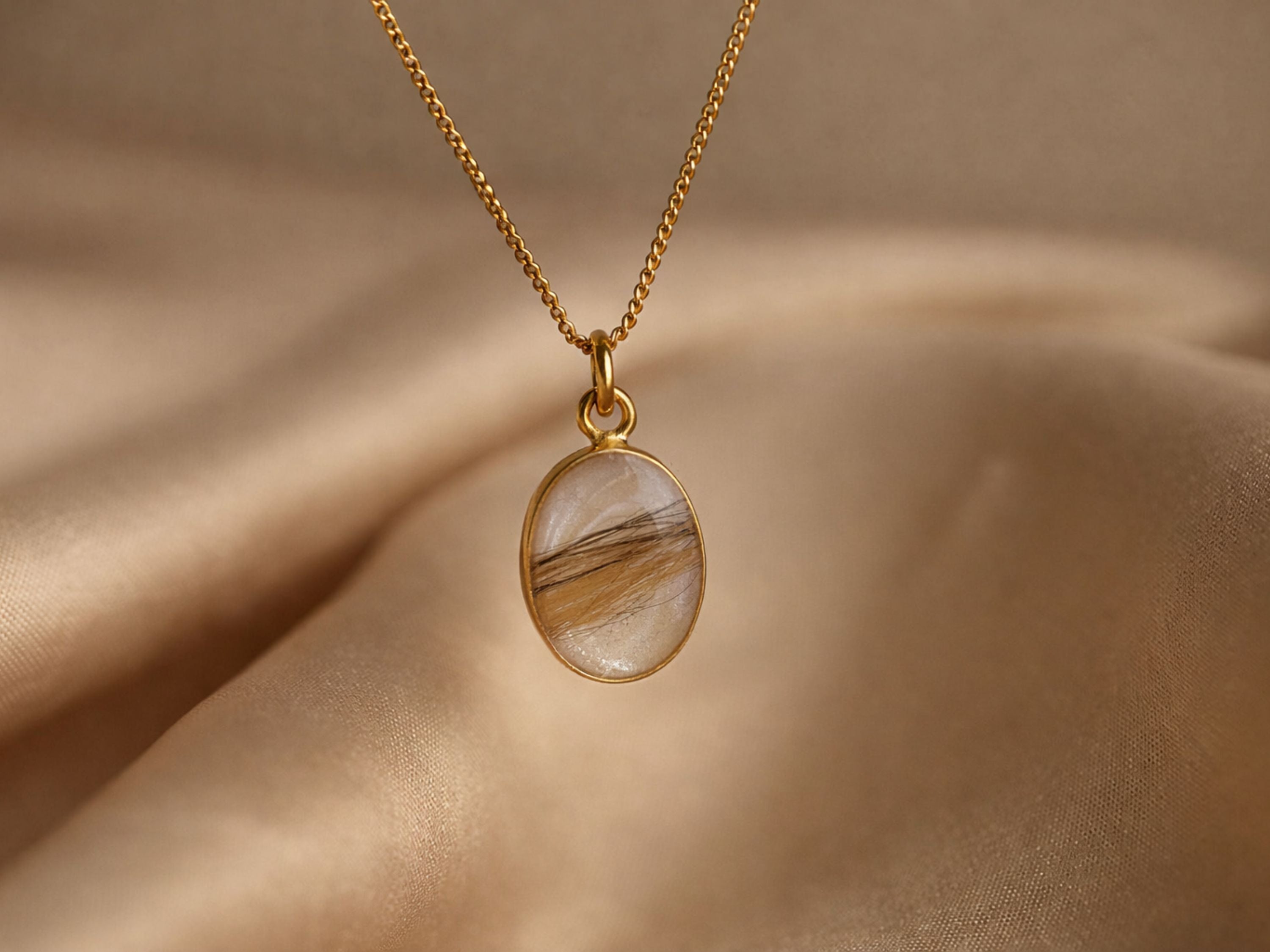 Oval Memorial Necklace