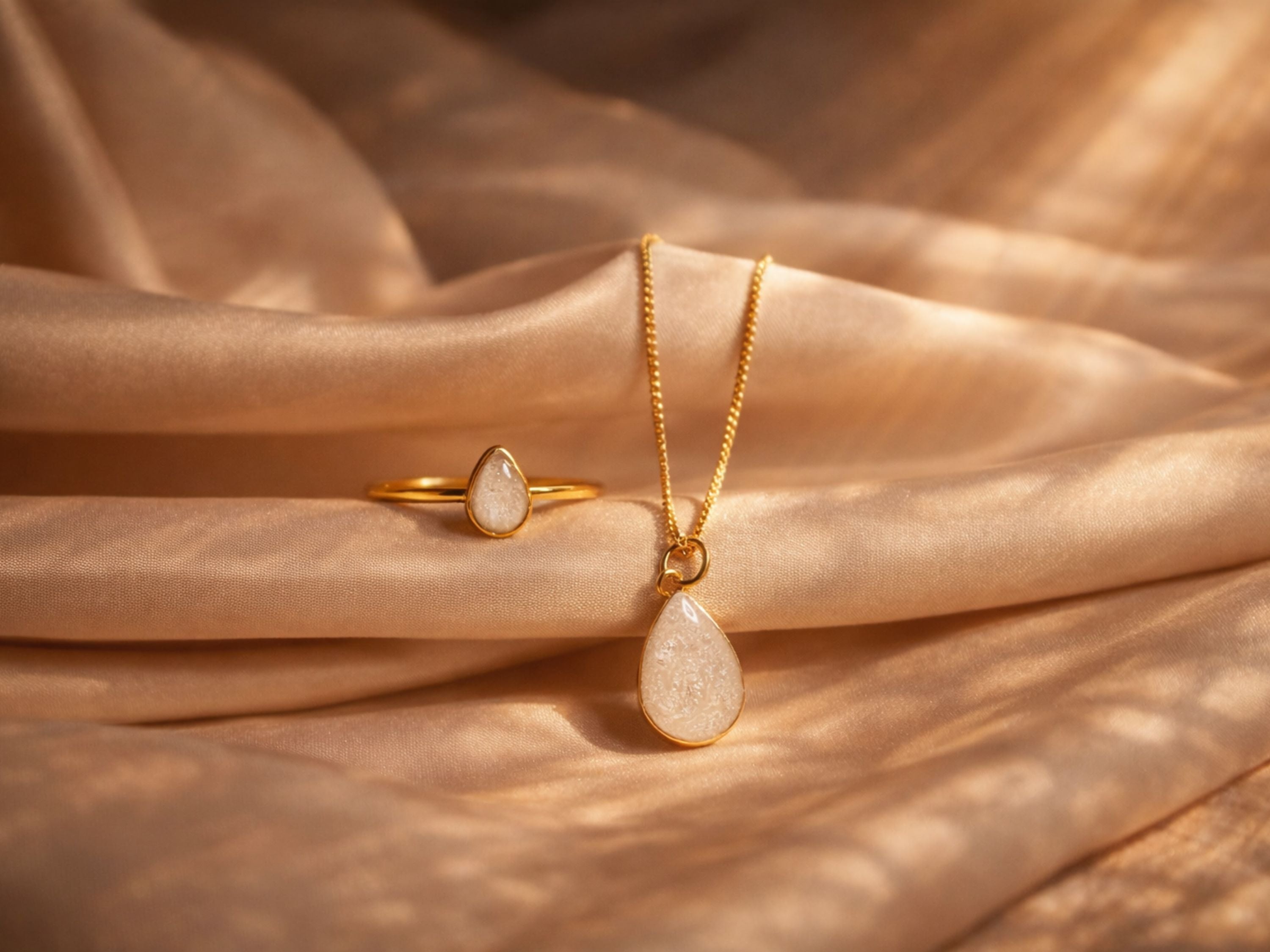 Teardrop Memorial Ring