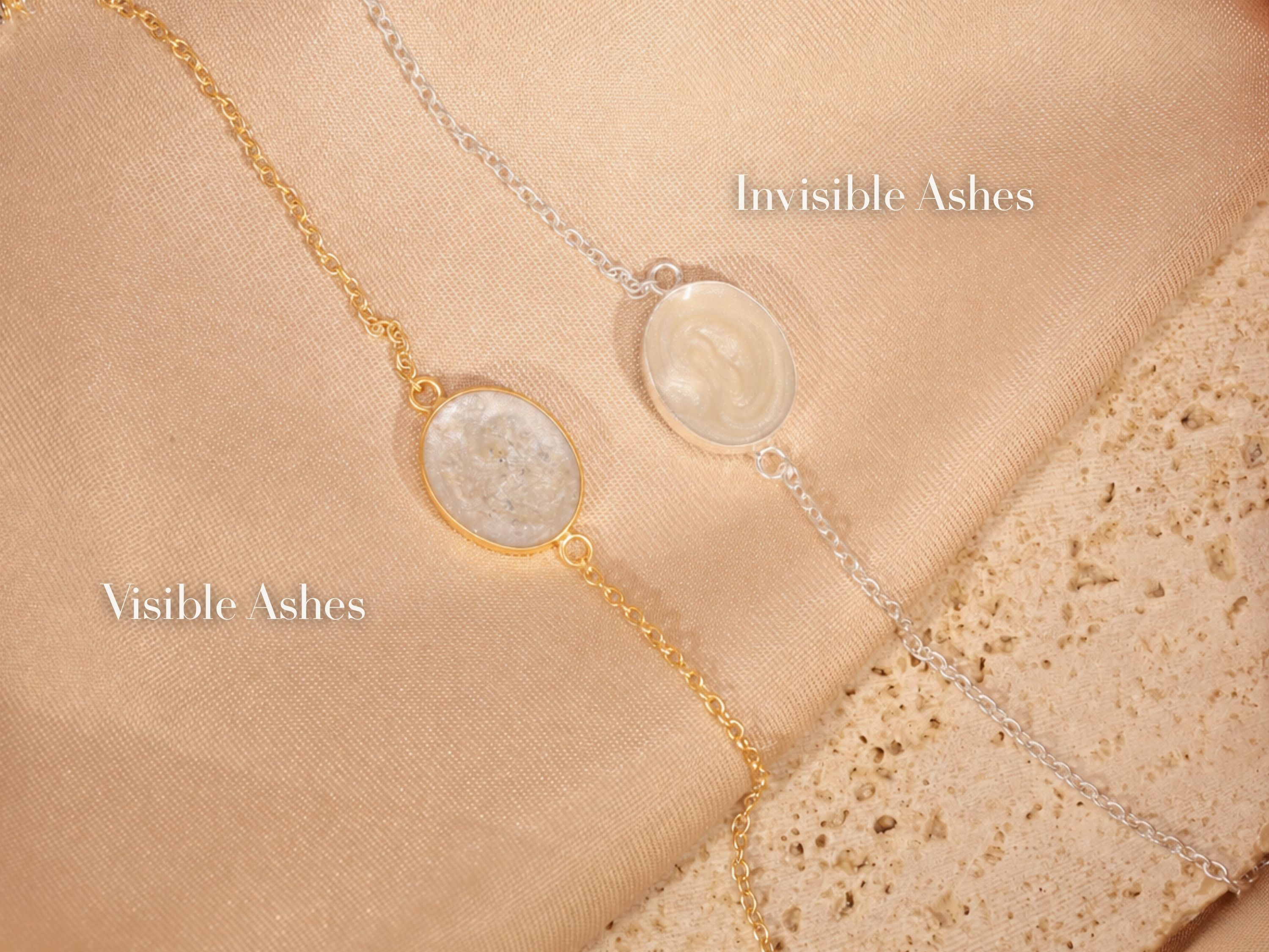 Oval Ashes Bracelet