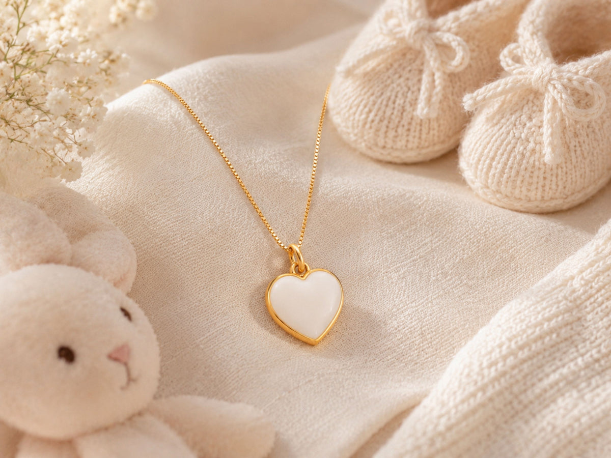 Heart Breast Milk Necklace