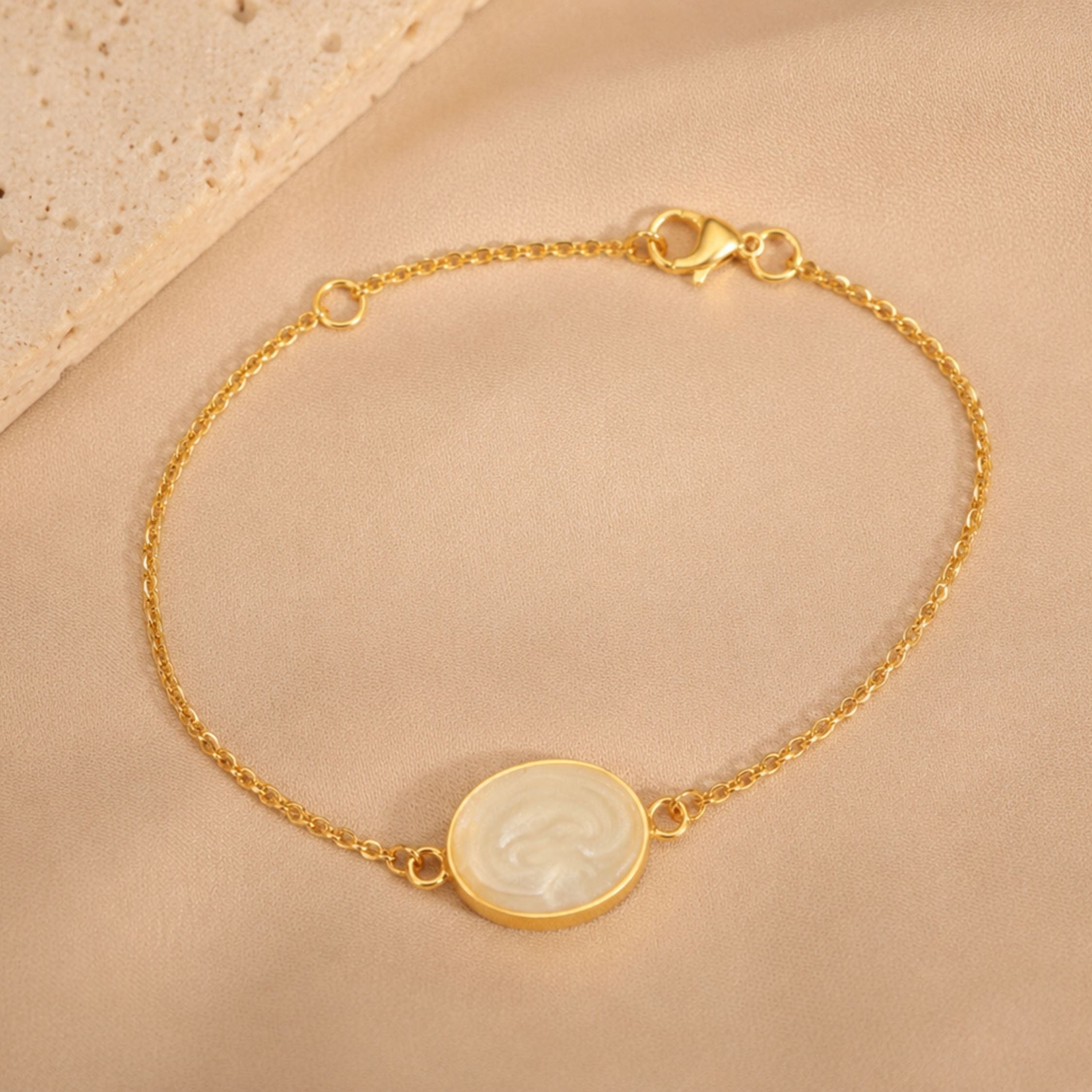 Oval Ashes Bracelet