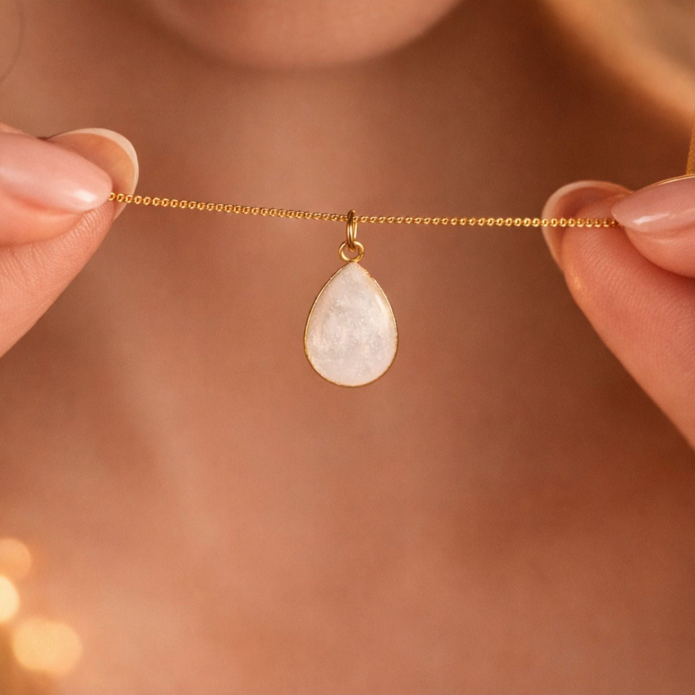 Teardrop Memorial Necklace