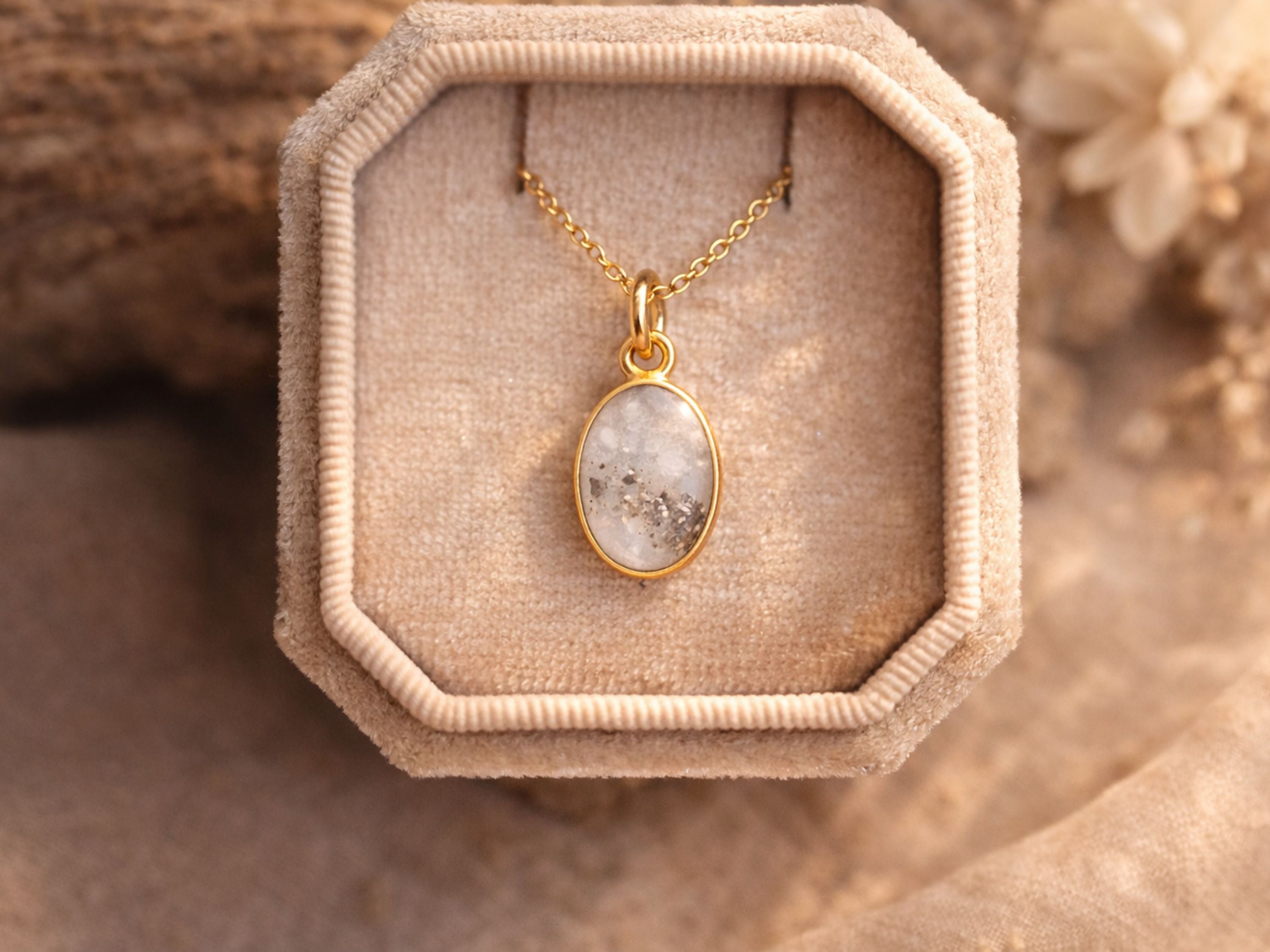 Oval Memorial Necklace