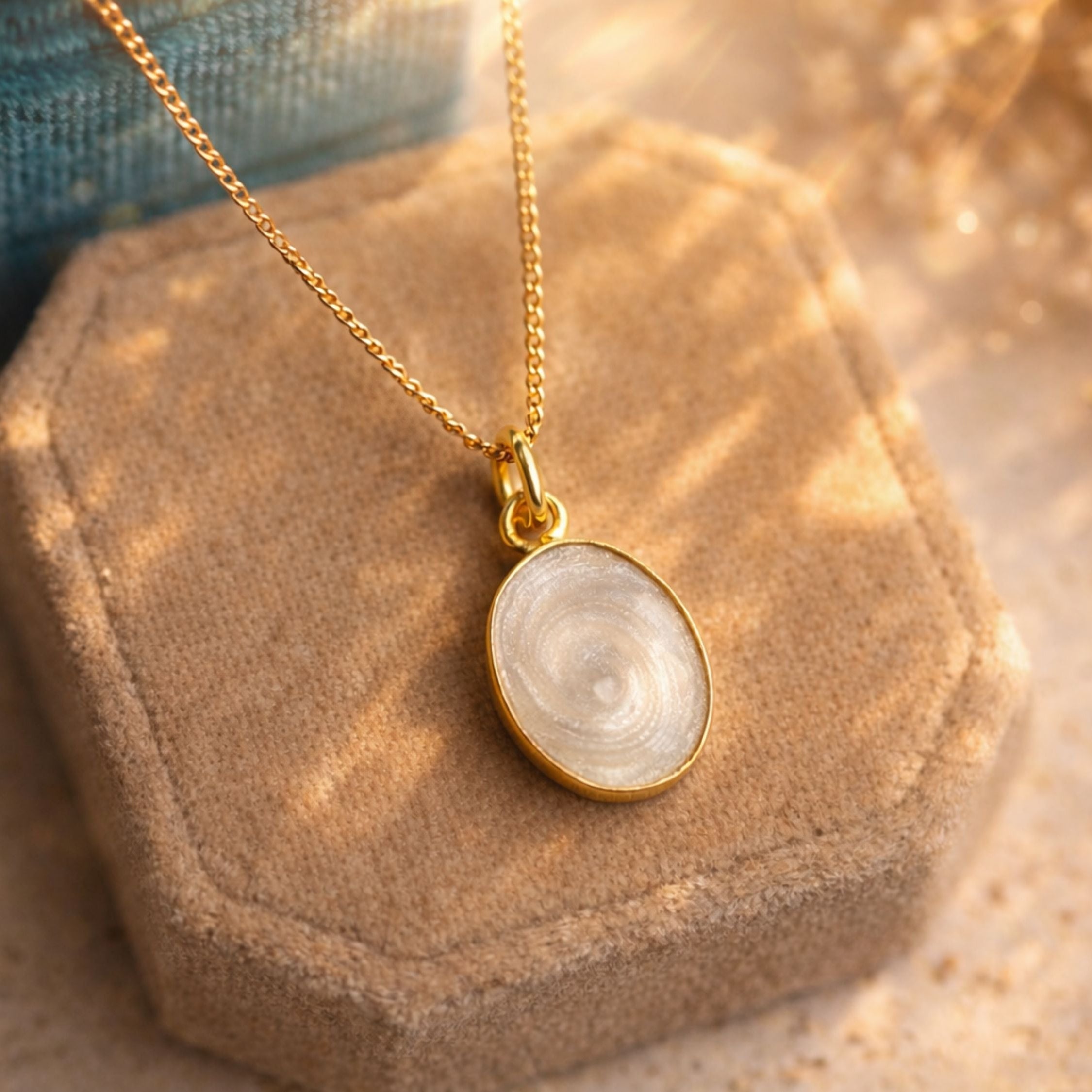 Oval Memorial Necklace