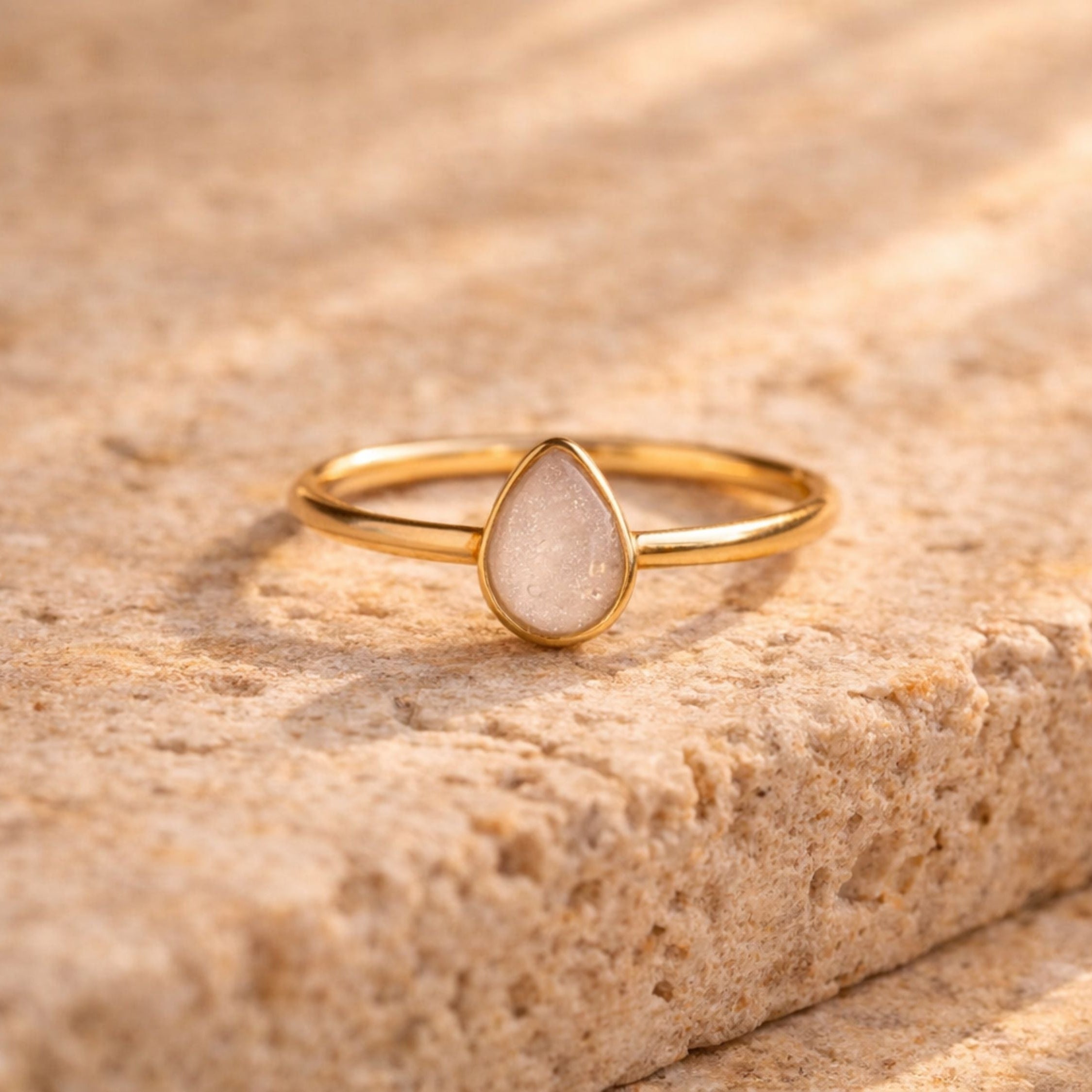 Teardrop Memorial Ring