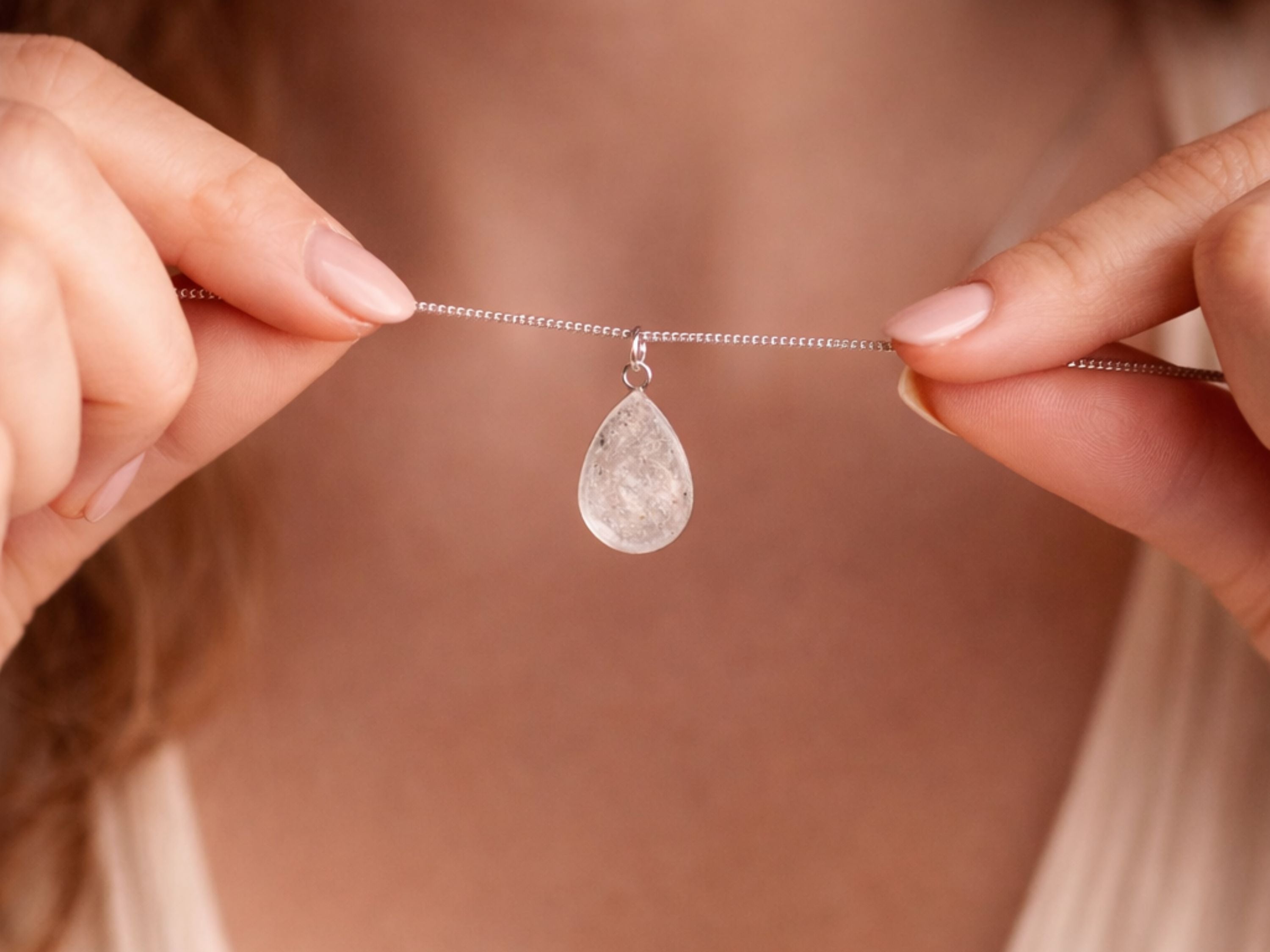 Teardrop Memorial Necklace